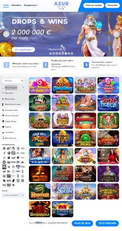 L'application et l'interface de Betswagger Casino